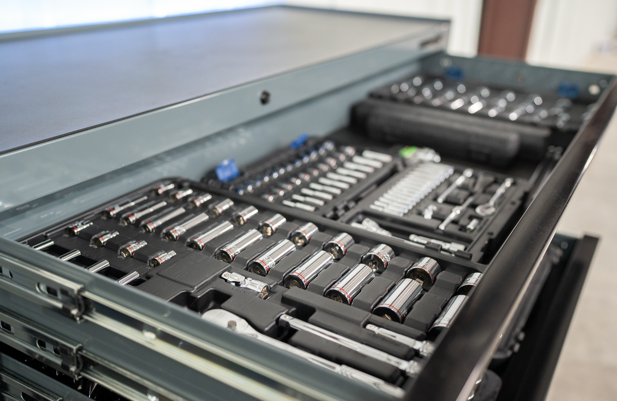 Automotive tools available at LATE Garage