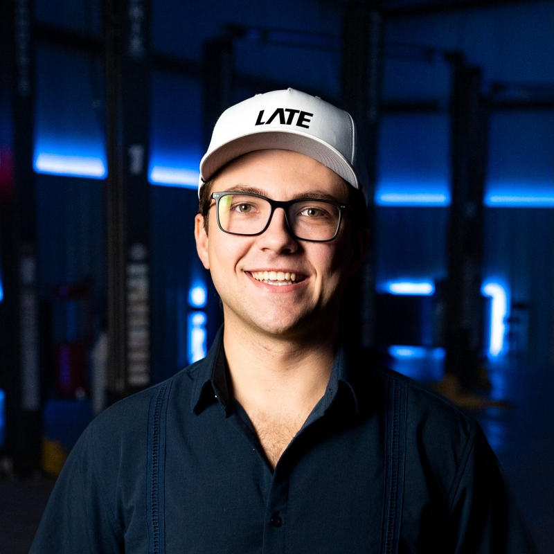 Luke, co-founder of LATE Garage